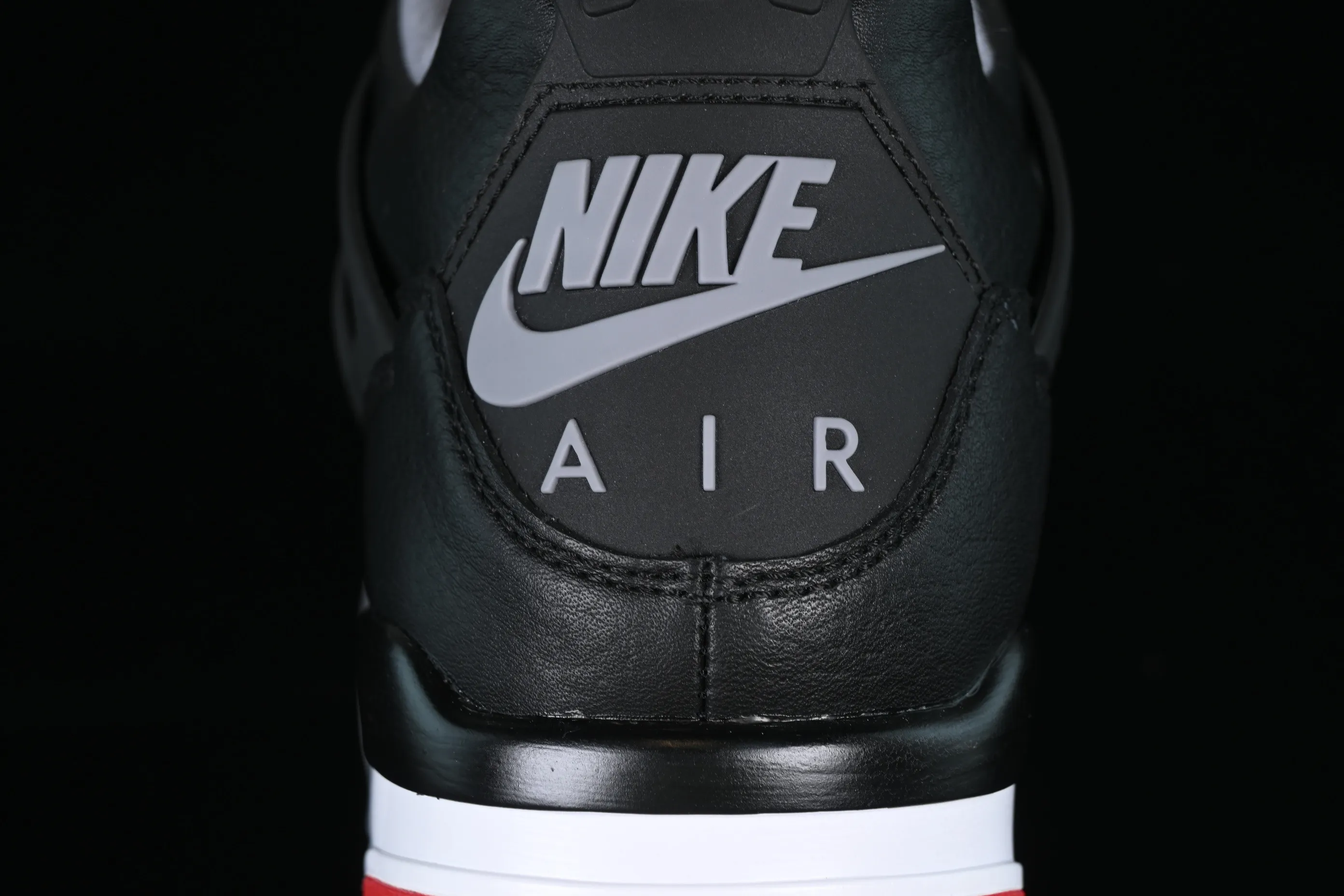 All categories Air Jordan Jordan series basketball shoes Air Jordan 4 pure original Air Jordan 4 Retro "Bred Reimagined" AJ4 Joe 4 black red FV5029-006